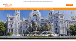 Desktop Screenshot of madridcoaches.com